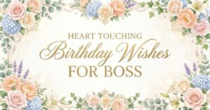 heart touching birthday wishes for boss