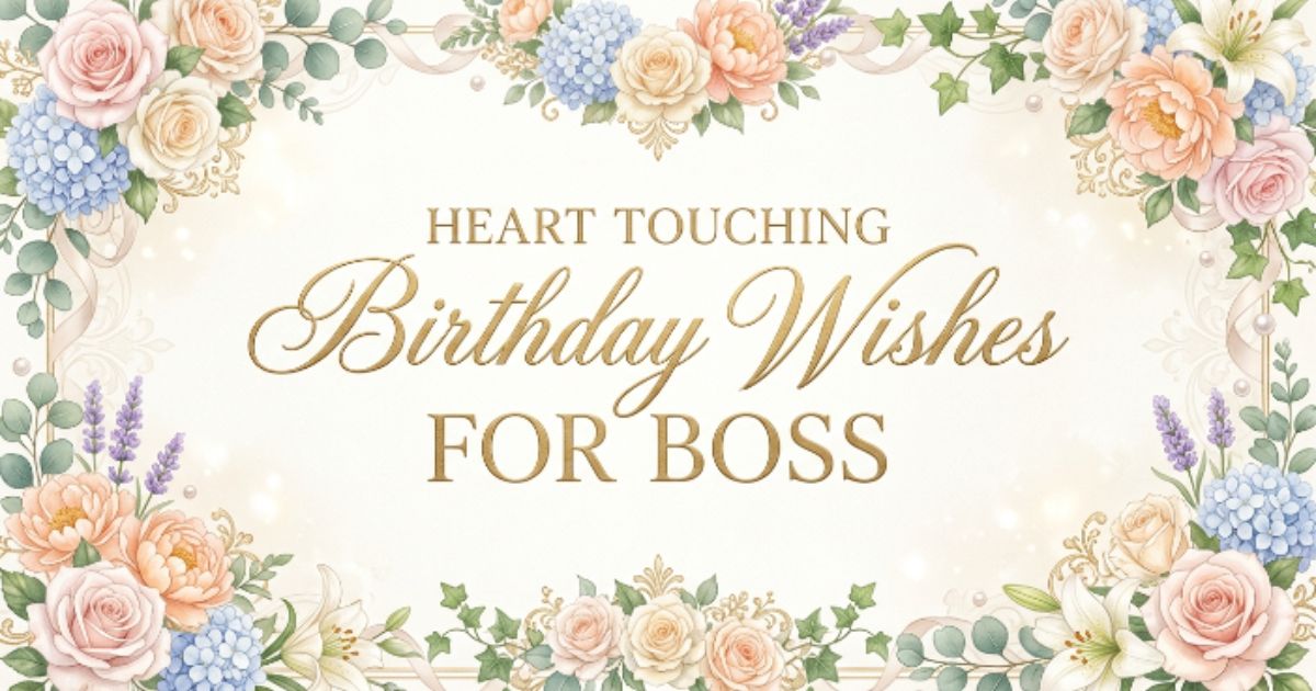 heart touching birthday wishes for boss