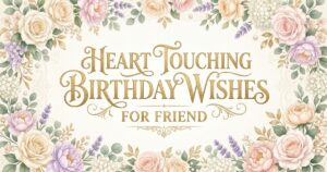 heart touching birthday wishes for friend