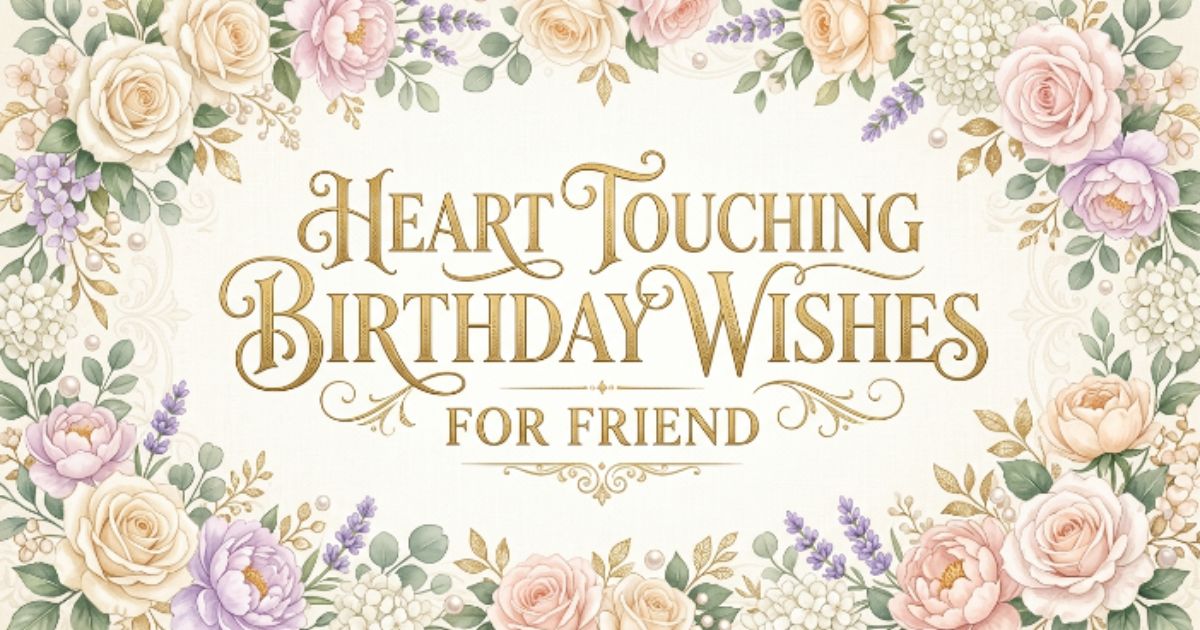 heart touching birthday wishes for friend