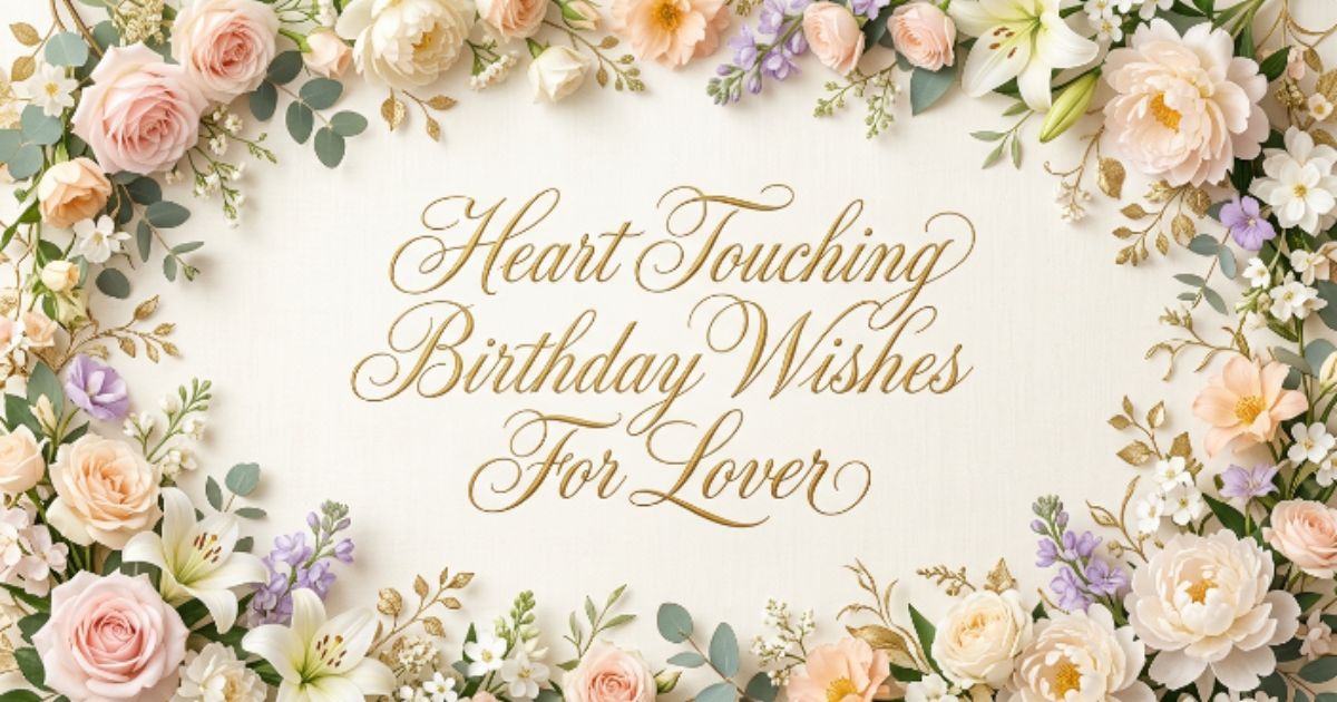 heart touching birthday wishes for lover