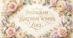 instagram birthday wishes love