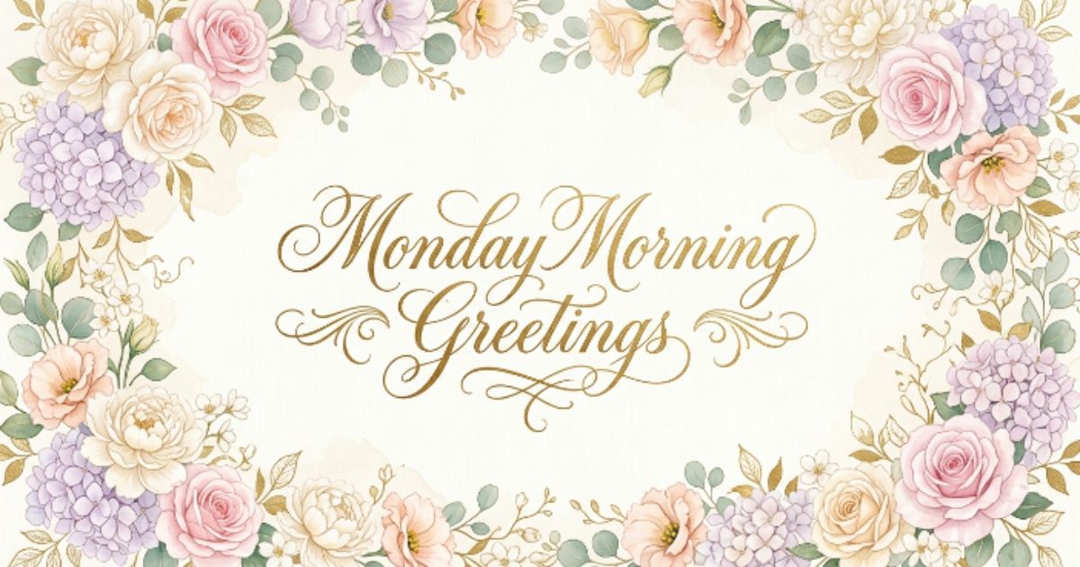 monday morning greetings