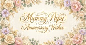 mummy papa anniversary wishes