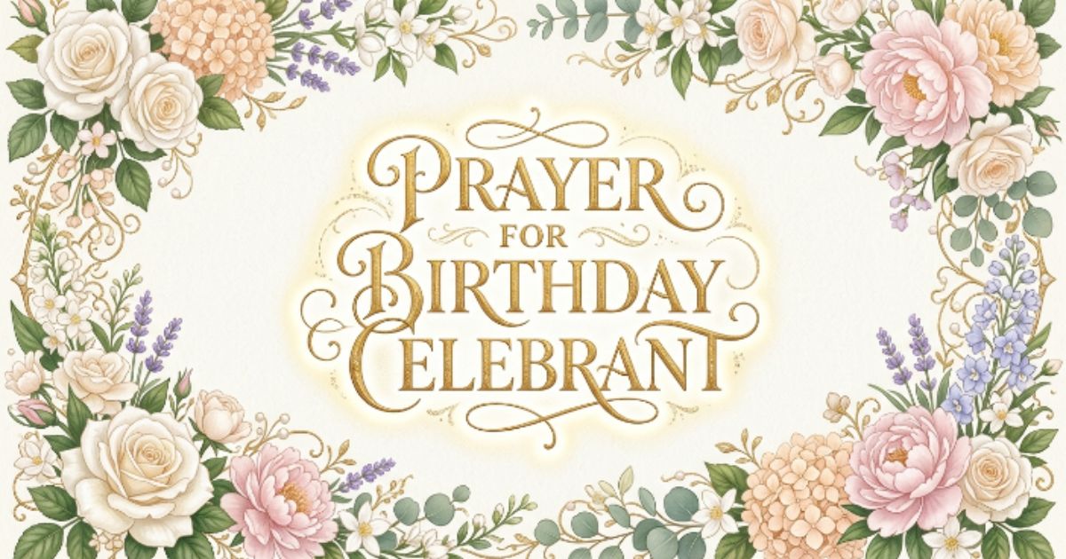 prayer for birthday celebrant