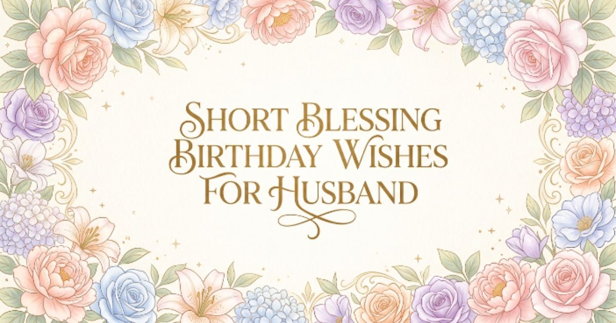 short blessing birthday wishes for husband