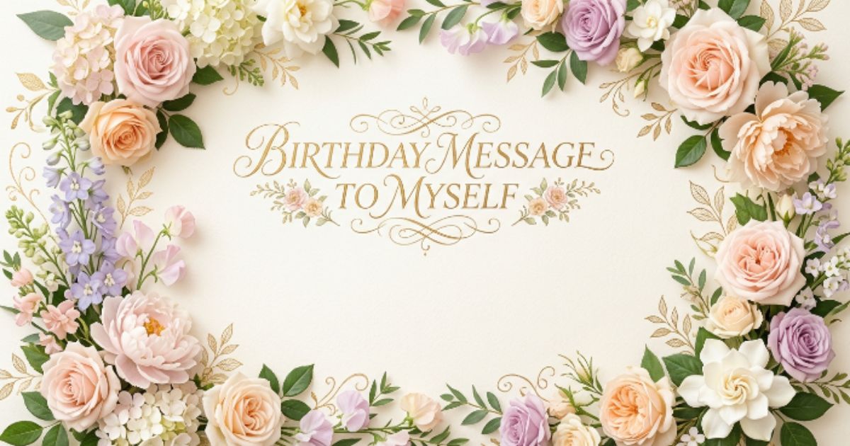 birthday message to myself
