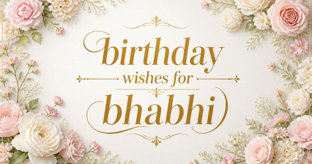 birthday wishes for bhabhi