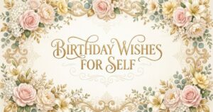 birthday wishes for self