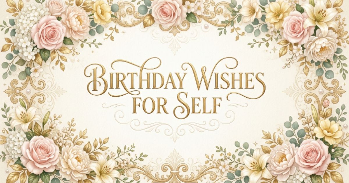birthday wishes for self