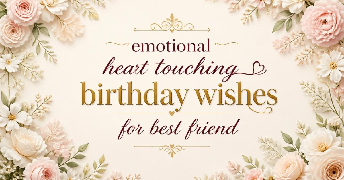 emotional heart touching birthday wishes for best friend