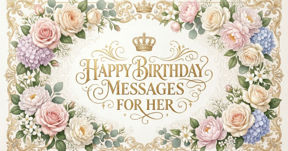 happy birthday messages for her