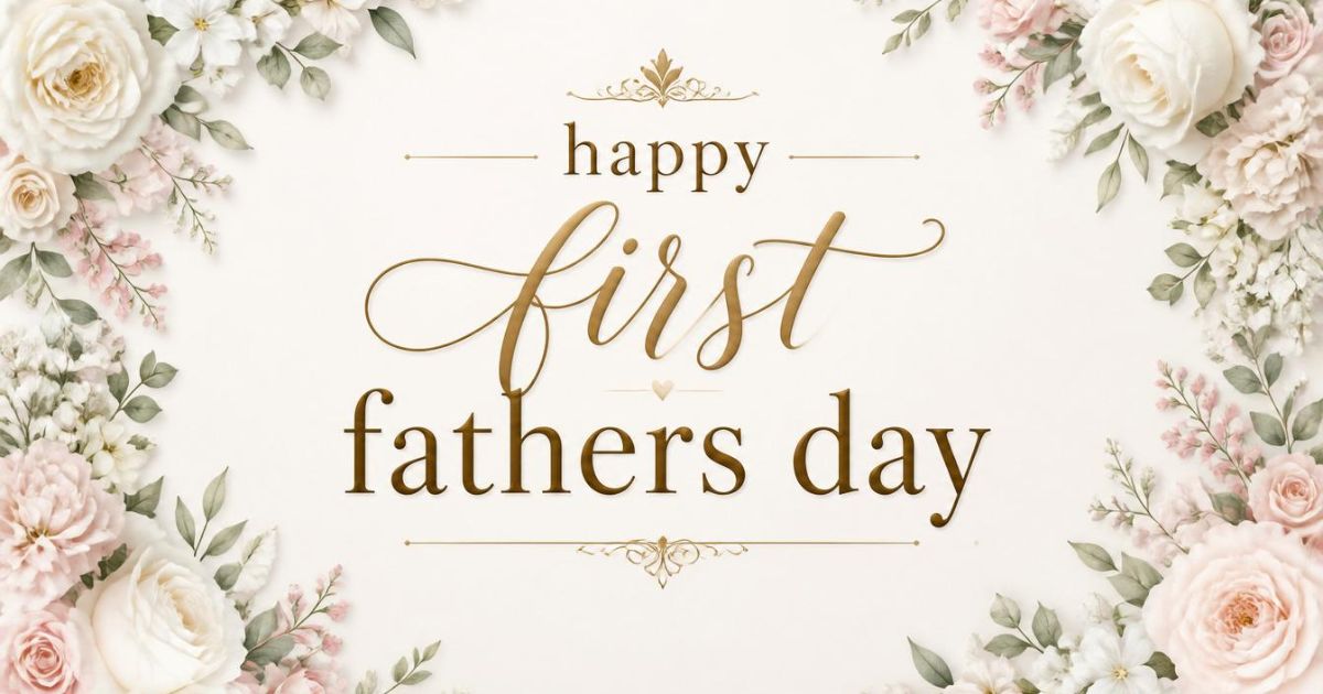 happy first fathers day