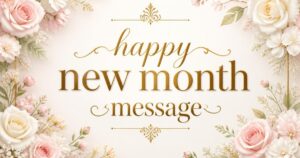 happy new month message