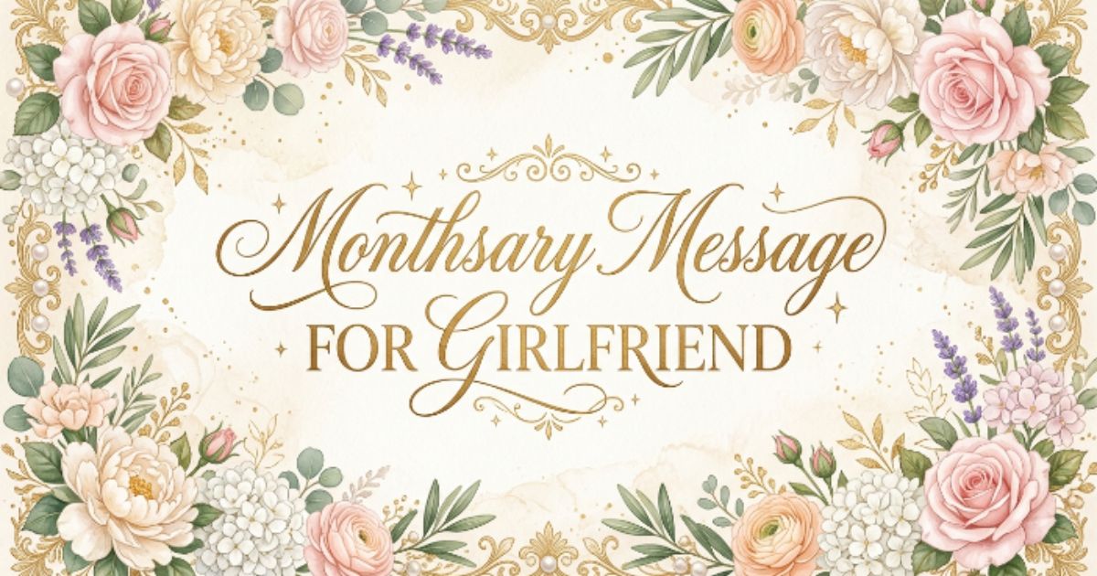 monthsary message for girlfriend