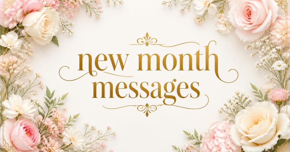 new month messages
