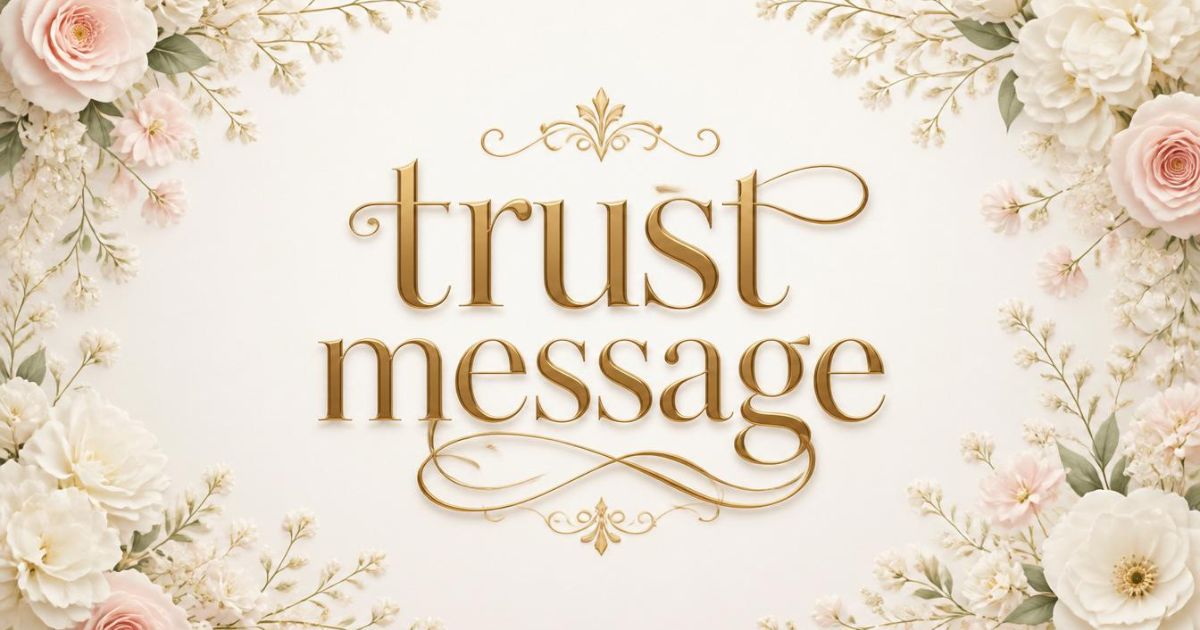 trust message