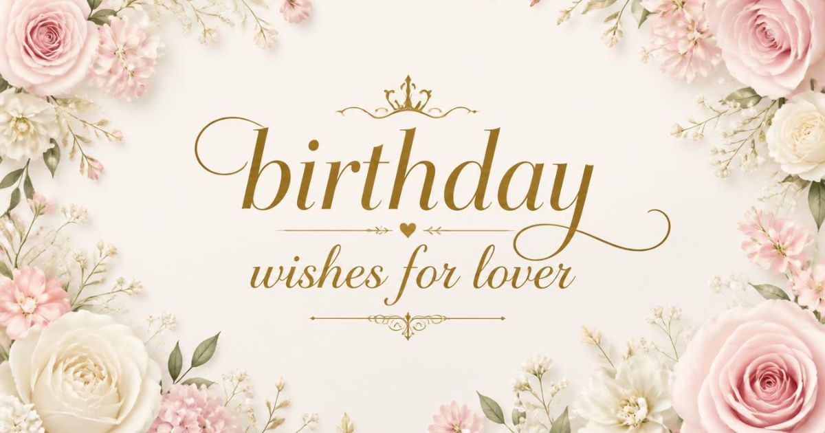 birthday wishes for lover