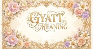 gyatt meaning