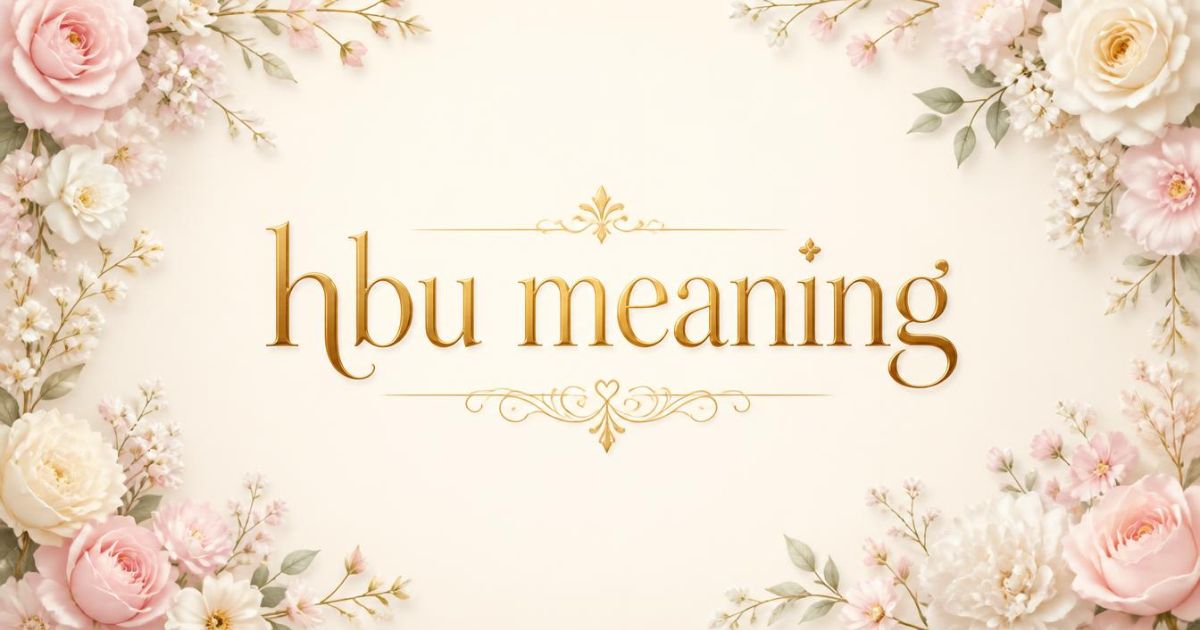 hbu meaning
