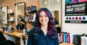 semi permanent hair color