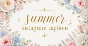 summer instagram captions
