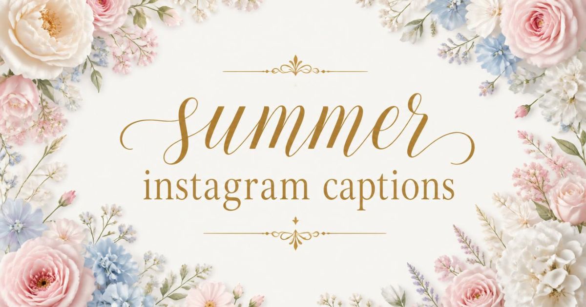 summer instagram captions