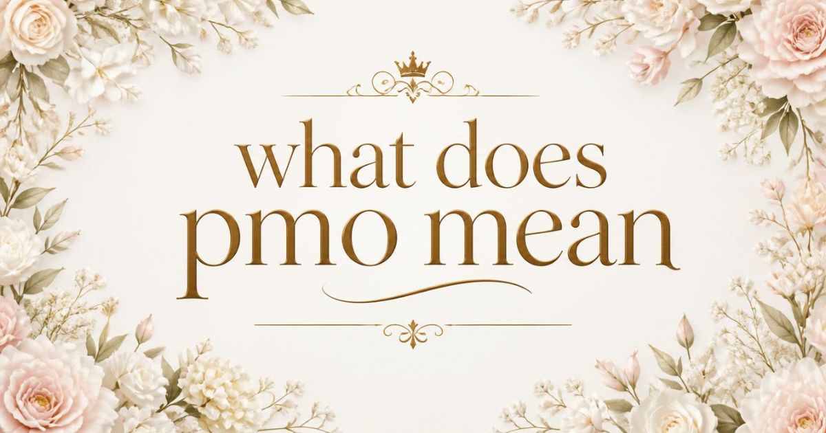 what does pmo mean