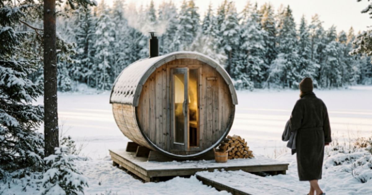 outdoor saunas