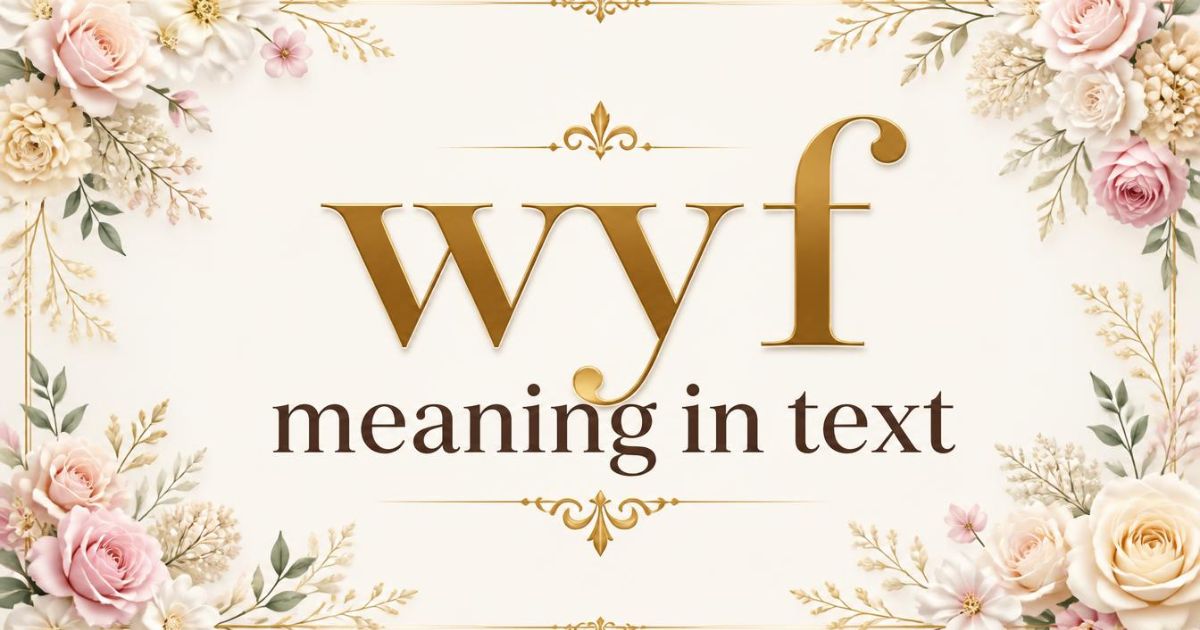 wyf meaning in text