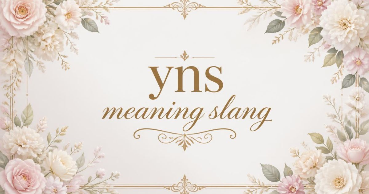 yns meaning slang